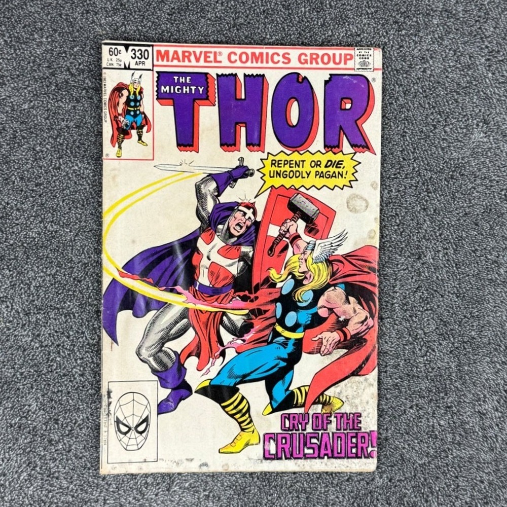 Thor #330 Marvel Comics 1983 1st Crusader Appearance Bronze Age Newsstand‎